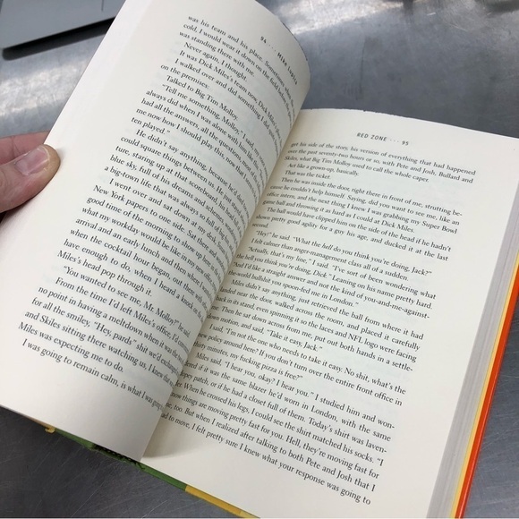 Vintage Red Zone By: Mike Lupica. Hardcover book - Picture 5 of 7